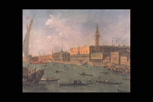 358047 The Doges Palace Venice , Francesco Guardi A4 Photo Print