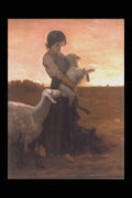 358056 The Belated Kid , William Morris Hunt A4 Photo Print