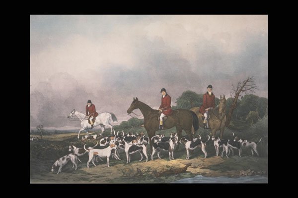 358065 The Old Berkshire Hunt , John Goode A4 Photo Print