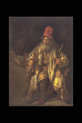 358074 Old Man With Red Cap , Rembrandt A4 Photo Print