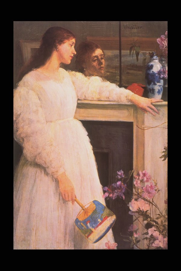 358077 The Little White Girl Symphony... , James A. M. Whistler A4 Photo Print