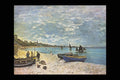 358080 The Beach At Sainte Adresse , Claude Monet A4 Photo Print