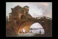 358084 The Old Bridge , Hubert Robert A4 Photo Print