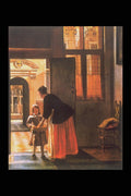 358093 A Boy Bringing Pomegranates , Pieter De Hooch A4 Photo Print