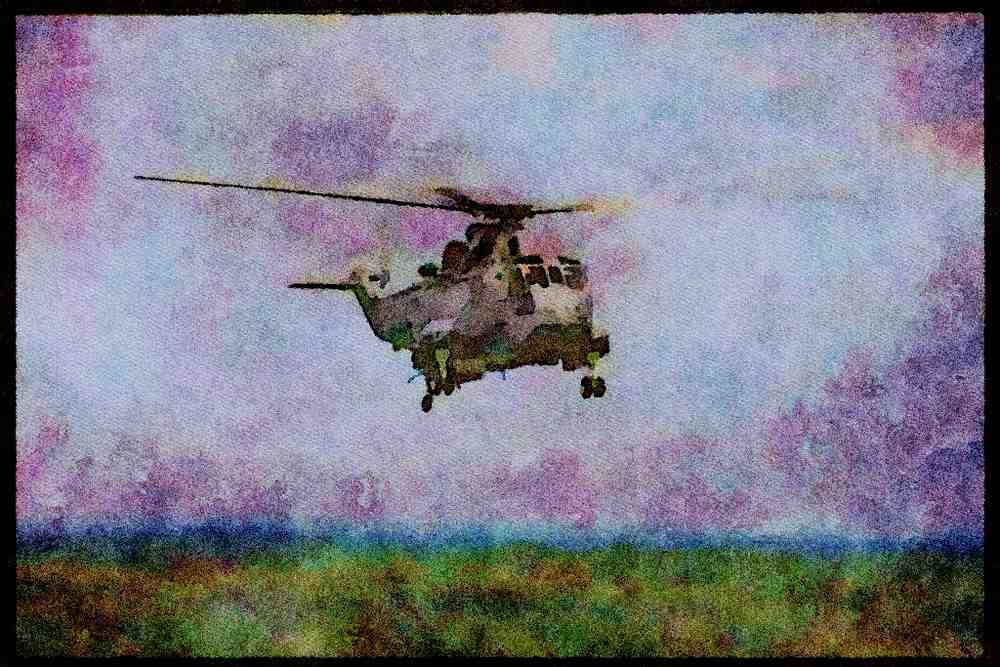 359005 Sikorsky CH 124A Seaking, Canadian Armed Forces A4 Limited Edition Watercolour Print