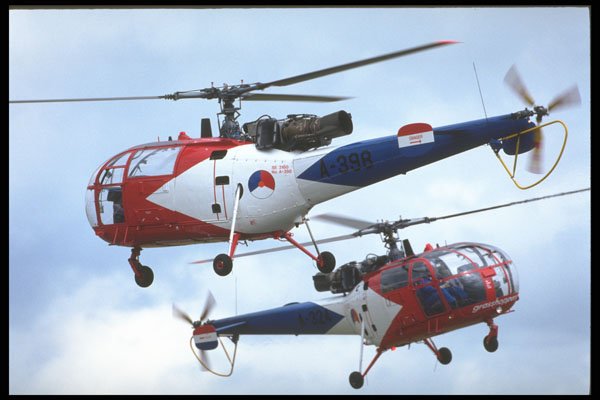 359027 Aerospatiale SA 316B Alouette III, Royal Netherlands Army A4 Photo Print