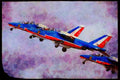 359028 Dassault Alpha Jet E, Patrouille De France French Air Force A4 Limited Edition Watercolour Print