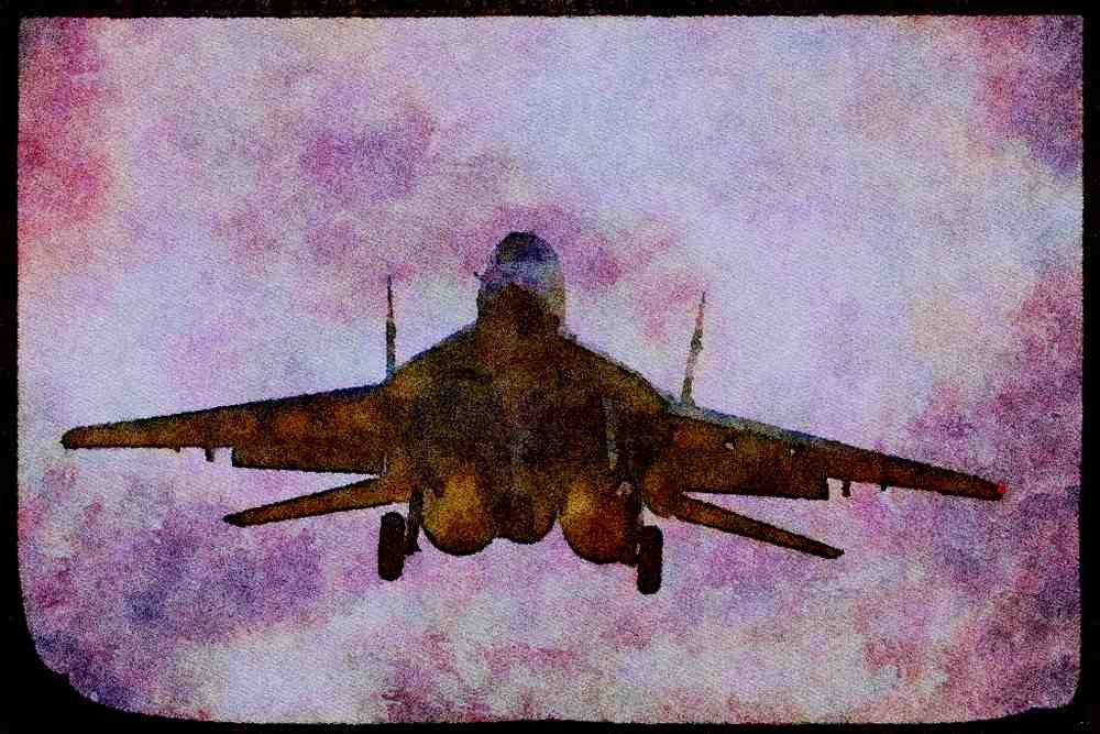 359032 Mikoyan MIG 29 'Fulcrum', Czechoslovakian Air Force A4 Limited Edition Watercolour Print