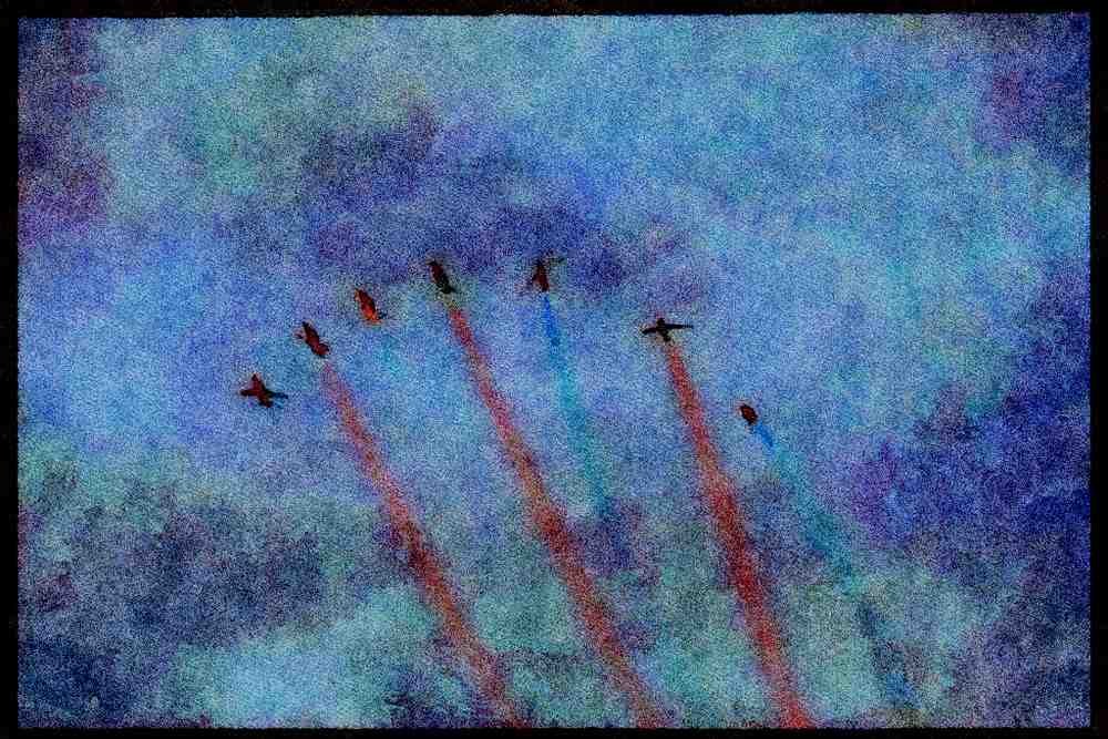 359052 BAe Hawk T. Mk 1A, The Red Arrows, Royal Air Force A4 Limited Edition Watercolour Print