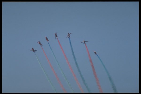 359052 BAe Hawk T. Mk 1A, The Red Arrows, Royal Air Force A4 Photo Print