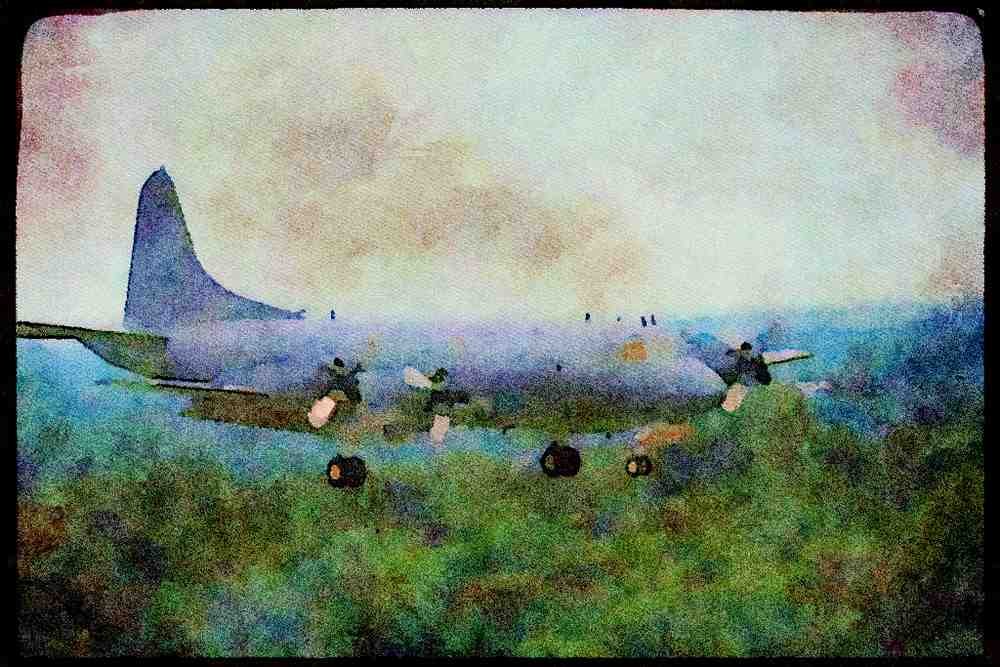 359061 Lockheed CP 140 Aurora, Canadian Armed Forces A4 Limited Edition Watercolour Print