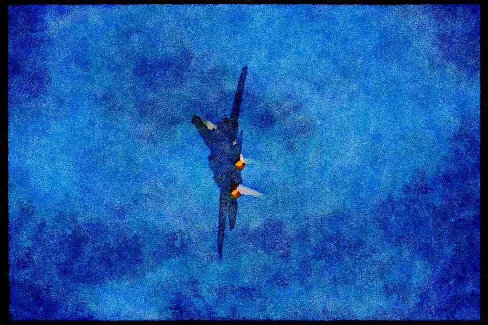 359063 Grumman F 14B Tomcat, U.S. Navy A4 Limited Edition Watercolour Print