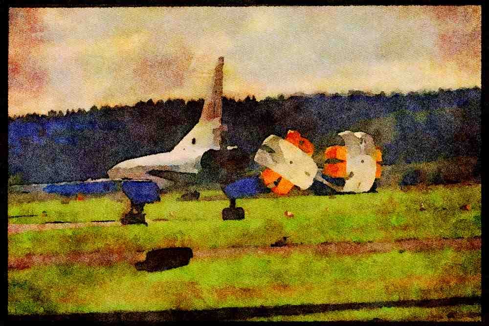 359070 Tupolev TU 22M 'Backfire', Commonwealth Of Indep. States AF A4 Limited Edition Watercolour Print