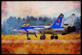 359082 Mikoyan MIG 31 'Foxhound', Soviet Air Force A4 Limited Edition Watercolour Print
