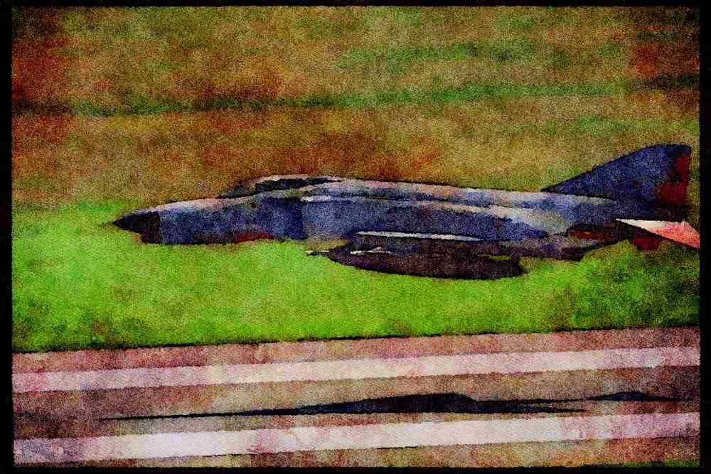359087 McDonnell Douglas F 4F Phantom II, German Air Force A4 Limited Edition Watercolour Print