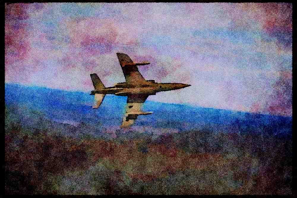 359093 Dornier Alpha Jet A, German Air Force A4 Limited Edition Watercolour Print