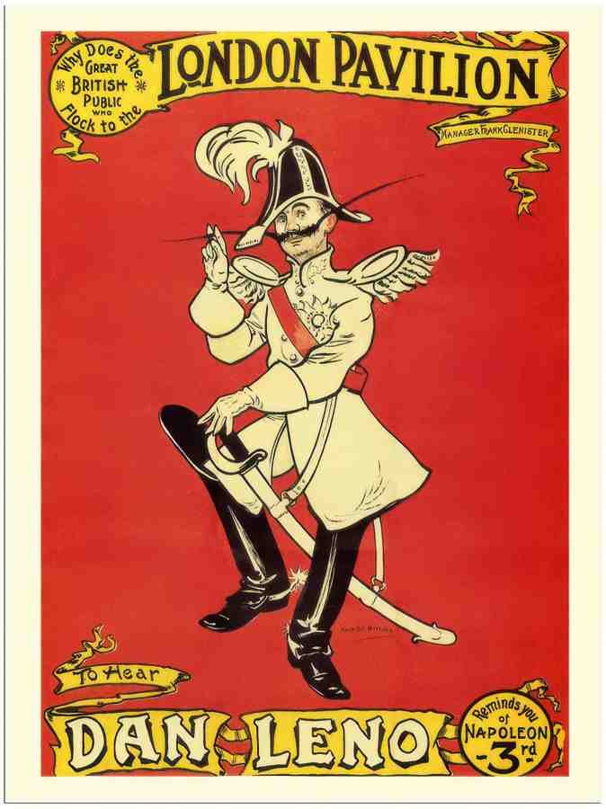 36 london pavillion dan leno theatre poster 2 Vintage Advert A4 Photo Print