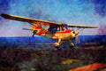 360003 Aeronca, 7AC Champ, 1947, Oshkosh, WI A4 Limited Edition Watercolour Print