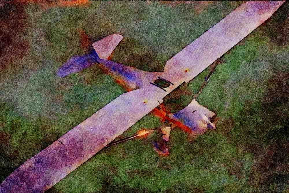 360006 Luscombe, Model 8, 1948, Columbia, CA A4 Limited Edition Watercolour Print
