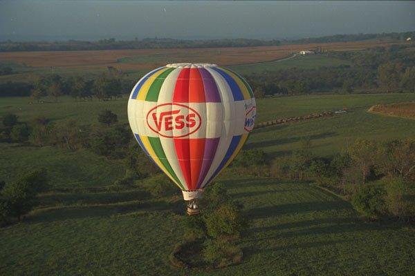 360011 Hot Air Balloon , 1983, Warrensburg, MO A4 Photo Print