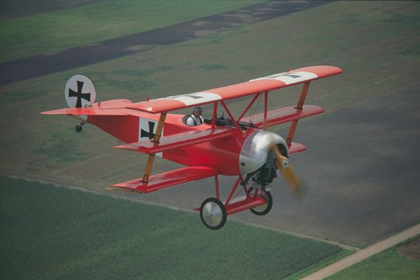 360019 Fokker, Triplane Replica, 1983, Wichita, KS A4 Photo Print