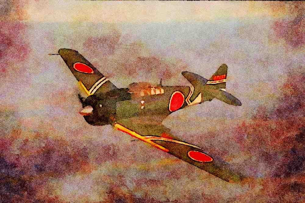360023 Zero Replica, 1952, Dos Palos, CA A4 Limited Edition Watercolour Print