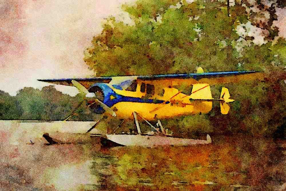 360038 Howard, DGA, 1944, Oshkosh, WI A4 Limited Edition Watercolour Print