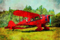 360052 Waco, Cabin Standard, 1933, Columbia, CA A4 Limited Edition Watercolour Print