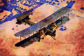 360084 Vickers, Vimy Replica, 1994, Navato, CA A4 Limited Edition Watercolour Print