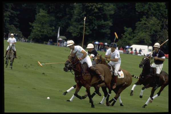361039 Cowdray Gold Cup '93, Ellerston Blacks Vs Alcatel A4 Photo Print