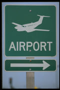 363005 Airport (with Right Arrow) A4 Photo Print