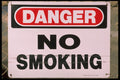 363035 DANGER, No Smoking A4 Photo Print