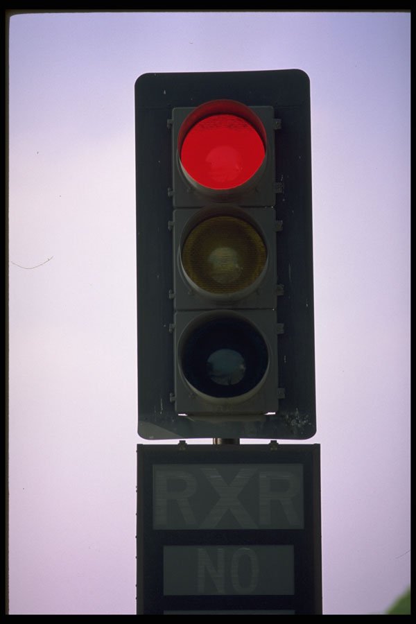 363039 Red Traffic Light A4 Photo Print