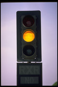 363040 Yellow Traffic Light A4 Photo Print