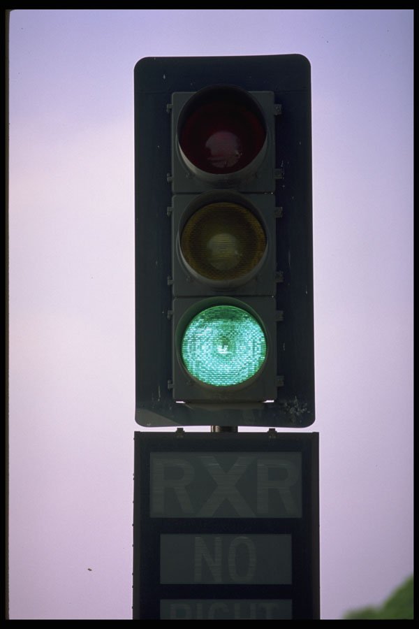 363041 Green Traffic Light A4 Photo Print
