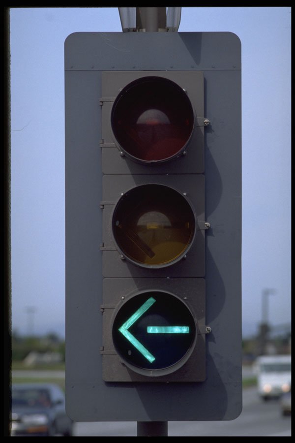 363044 Green (left Arrow) Traffic Light A4 Photo Print