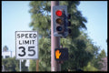 363051 Traffic Light Pedestrian Crossing Light Speed Limit 35 A4 Photo Print