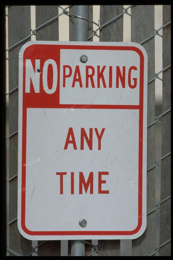 363072 No Parking Any Time A4 Photo Print