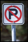 363075 No Parking Symbol A4 Photo Print
