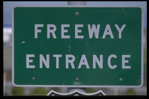363086 Freeway Entrance A4 Photo Print