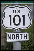 363089 US 101 (symbol) North A4 Photo Print