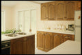 364037 Dark Oak Cabinets A4 Photo Print
