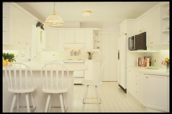364047 White Chair Elegance A4 Photo Print