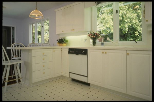 364054 Natural Light Cabinets A4 Photo Print
