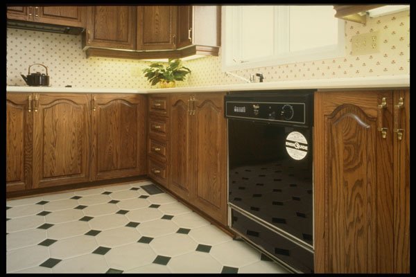 364064 Diamond Pattern Floor A4 Photo Print
