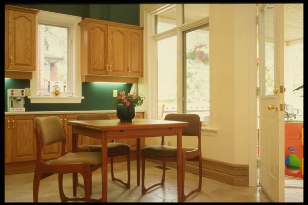 364096 Wooden Breakfast Room A4 Photo Print