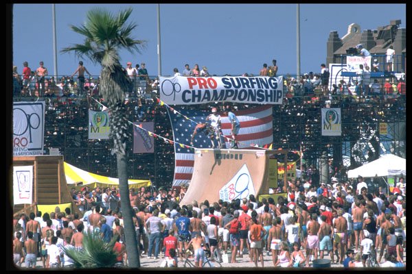 365009 California Summer Surfing Contest A4 Photo Print