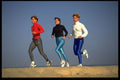 365011 Early Morning Joggers, California A4 Photo Print