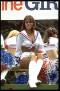 365029 Toronto Football Cheerleader On Parade A4 Photo Print