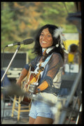 365040 Buffy St. Marie In Concert A4 Photo Print